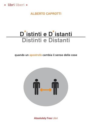 cover image of D'istinti e d'istanti. Distinti e distanti